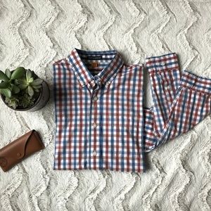 Tailor Vintage Plaid Button Up Mens Sz L